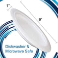 thumbnail image 2 of Rehabilitation Advantage Plate with Curved Inner Lip Dishwasher Safe 1 Pack 9 Inch Diameter, 2 of 5