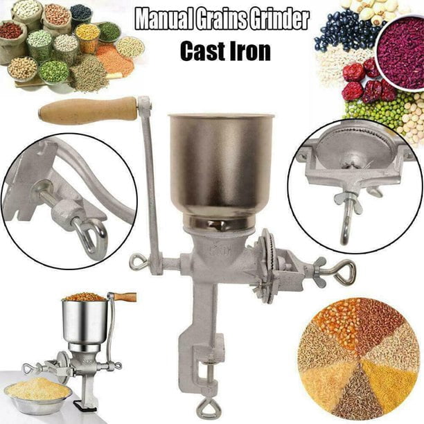 Manual Corn Grain Grinder Mill Cast Iron Hand Crank Manual Coffee
