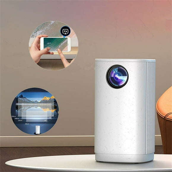 Dvkptbk Projector Apartment Essentials T30 Mobile Phone Wireless Same Screen Projector Home Portable Mini HD Small Bedroom Projector Lightning Deals of Today - Summer Savings Clearance on Clearance