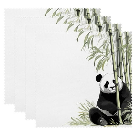 

Placemats Set of 1 Table Placemats for Home Holiday Party Cartoon Cute Panda