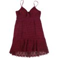thumbnail image 1 of GUESS Womens Forbidden A-line Dress, Pink, Small, 1 of 2