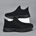 thumbnail image 3 of Men's Lightweight Breathable Mesh Sneakers Training & Casual Wear - Spring Summer Outdoor Footwear - Mid-Top Walking Shoes with Cushioned Sole, Neutral Arch for,, 3 of 9