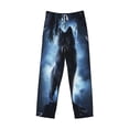 thumbnail image 4 of Daiia Night Scene of Wolves Men's Sleep Pant with Pockets and Drawstring,Pajama Pants-X-Large, 4 of 9