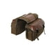 thumbnail image 1 of Alforjas de Motocicleta de Lona, Alforjas con Hebilla, Bolsas de Almacenamiento Lateral con Bolsillos, 40 x 30 cm para Ciclismo, Turismo, 1 of 6