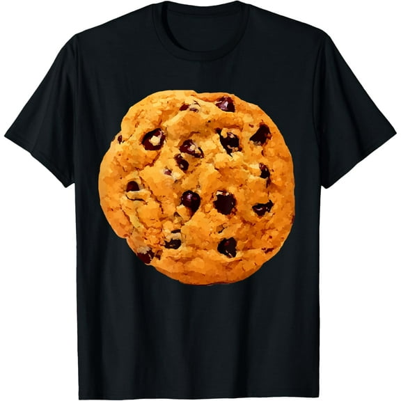 Giant Chocolate Chip Cookie T-ShirtPure cotton short-sleeved shirts for both men and women