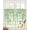 SpringGreen LightGreen, variant on Spring Botanical Sheer Curtains 45 Inch Length 2 Panels Set for Living Room/Bedroom, Watercolor Leaves Flowers Birds Country Kitchen Curtains Grommet Semi-Sheer Curtains Window Treatments 42"x45"x2
