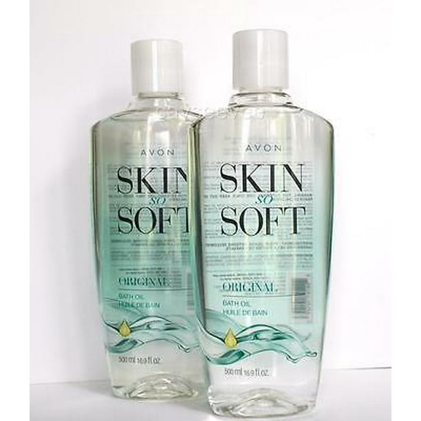 Avon Lot of 2 Avon Skin So Soft Original Bath Oil, 16.9 Oz