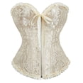 thumbnail image 1 of Corsé de corte Cremallera de encaje Fajas Corsé de boda ropa interior ajustada, 1 of 5