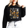 thumbnail image 2 of Tis The Season Fall Sweatshirt for Women, Teens & Youth Pumpkin, Ghost Halloween Sweater Black Sweatshirt Adult Small, 2 of 5