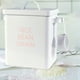 thumbnail image 5 of Cubo metálico hermético para almacenar alimentos, ideal para comida de gatos y perros. blanco, 5 of 7