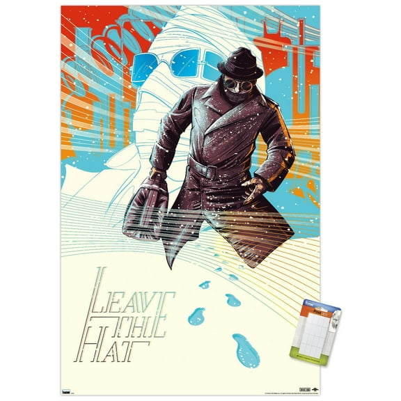 The Invisible Man - Leave The Hat by Cesar Moreno Wall Poster, 22.375" x 34"