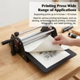 thumbnail image 2 of Basic Etching Printing Press for Printmaking with Felt & Base Plate, Fit for Etching, Embossing, Block, Monotype, Lithography, Relief Block Printing, Printing Size 11 ""L x 10"" W x 7.2 ""H, 2 of 6