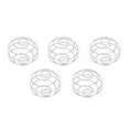 thumbnail image 2 of Boule Shaker de Protéines, 5 Pcs Boule à Ressort Grande Taille Mélange d'Ingrédients pour Bouteilles Scellées, 2 of 7
