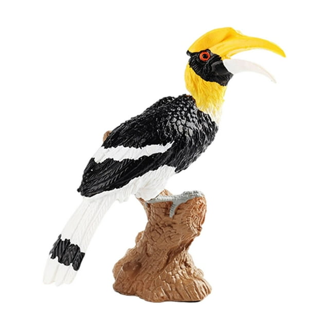 Pájaros artificiales de PVC, adornos de jardín, modelos de animales, juguetes Perchas de pie