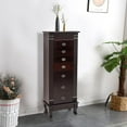 thumbnail image 2 of Winado Sheffield Standing Armoire Jewelry Cabinet with 7 Drawers, 2 Swing Doors, 2 of 9