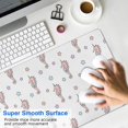 thumbnail image 4 of Long Mouse Pads for Desk,White Cartoon Seahorse Star Pattern Desk Mats on Top Of Desks, Desk Mouse Pad Extra Large with 3mm Non-Slip Base and Stitched Edge for Gaming,Office,Work,Home 31.5"x11.8", 4 of 6
