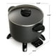 thumbnail image 5 of Hervidor de cocina multicocina/vaporera Presto 06006 negro, 5 of 6