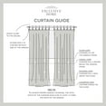 thumbnail image 2 of Exclusive Home Bari Light Filtering Spiral Loop Tab Top Curtain Panels, 54"x108", Slate Blue, Set of 2, 2 of 7