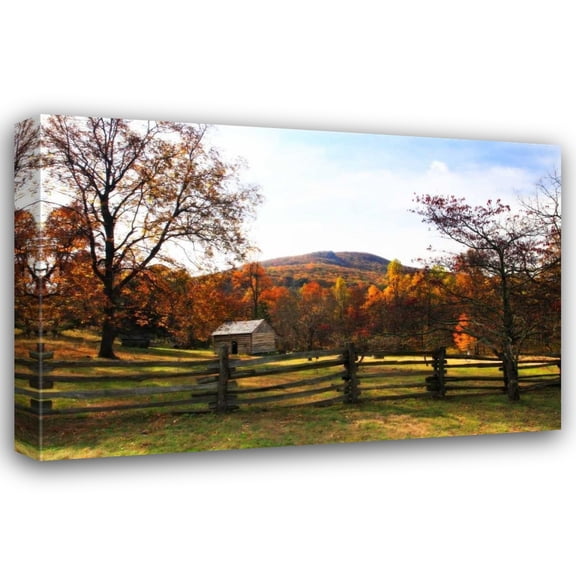 Alan Hausenflock 24x17 Gallery Wrapped Canvas Wall Art Titled - Homestead I