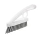 thumbnail image 2 of Cepillo de limpieza para baño | Fregadora de esquinas de pared triangular | Cerdas rígidas de alta resistencia para lechada, piso, ducha, baldosas, ventanas | Cepillo de fregar de cerdas duras, 2 of 8