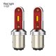 thumbnail image 1 of Riwesomey 2 uds 30W LED 1156/1157 bombillas LED luces de señal de coche 12/24V 1200Lm lámpara de freno 1860 Chip 6500K T20/T25 accesorio de iluminación Bombillas para automóviles luz roja Tipo 2 Riwesomey VI000921-06, 1 of 6