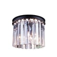 thumbnail image 1 of Elegant Lighting Sydney 12" 3 Light Royal Crystal Flush Mount, 1 of 1