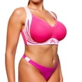 thumbnail image 3 of AHTJRT Smoothing Bra for Women Anti Sagging Wireless Push up Sports Bras No Underwire Fixed Padded Full Coverage Bralettes Hot Pink XXL, 3 of 8