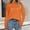 Orange, variant on Holzkary Long Sleeve Tops for Women Fall Fashion Outfits 2025 Crewneck Knit Basic Tee Shirts Business Casual Tops New Round Neck Loose T Shirts Comfortable Commute Fashion Lady T Shirt Beige L