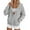 A-Grey301, variant on Women's Full Zip Casual Hoodie Relaxed Fit Raglan Sleeve Kangaroo Pocket Hooded Jacket Soft Comfortable Everyday Outerwear Sweatshirt