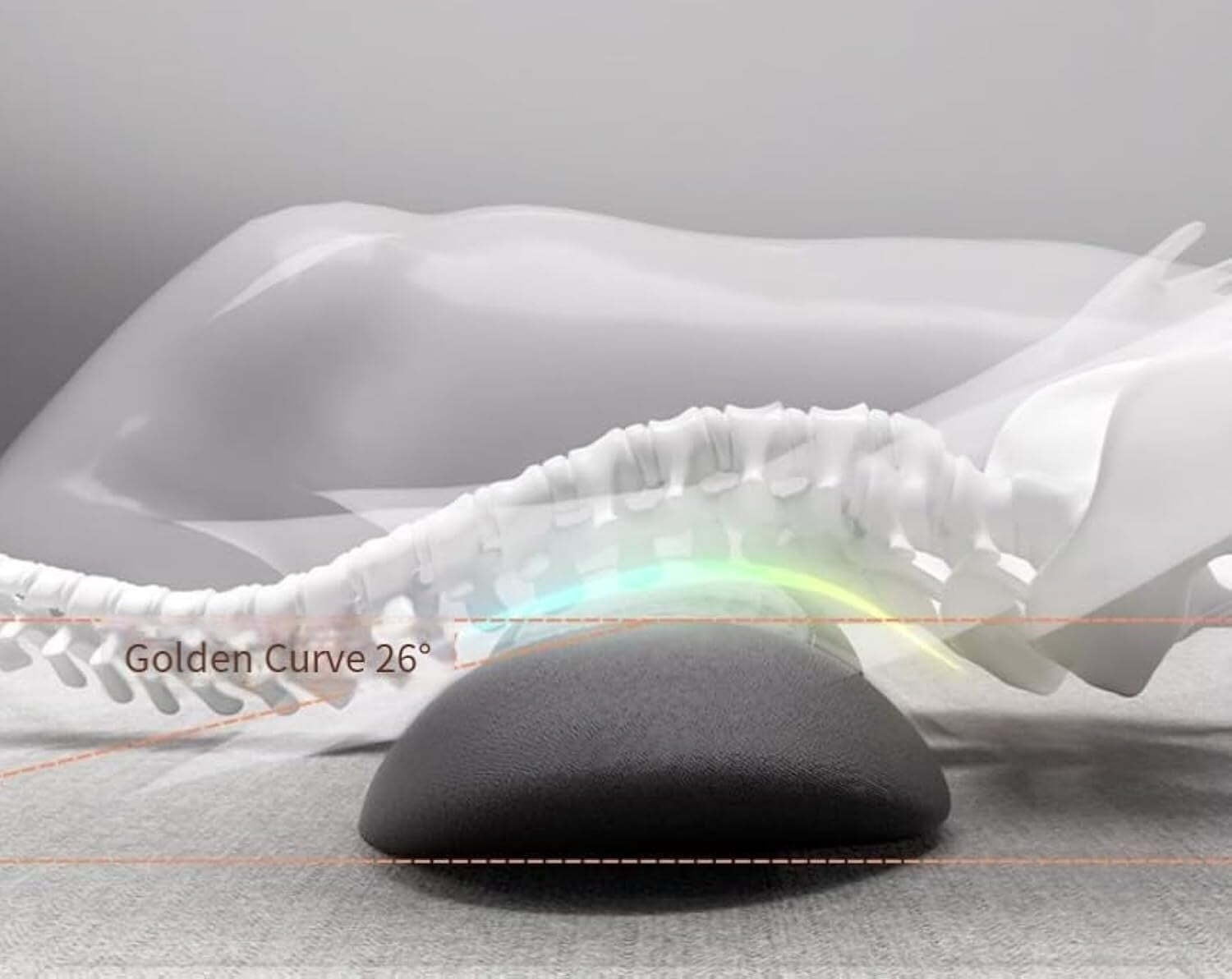 Triple Fusion Back Massager, Triple Fusion Back Massager,Smooth Spine 3 in 1 Neck Shoulder Backs Massagers with Traction Vibration & Heat