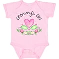 thumbnail image 3 of Inktastic Grammy's Girl Heart Flowers Girls Baby Bodysuit, 3 of 5