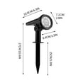 thumbnail image 3 of Solar Powered Outdoor Garden Spotlights Waterproof Floor Mounted Landscape Lighting for Paths and Trees, 3 of 9