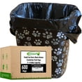 thumbnail image 2 of T-shirt Black Plastic Bag (600 ct.) Small Can Liners Thank You Grocery Shooping Size Doggy Poop Bags Compatible with Arm & Hammer Swivel Bin & Rake pooper scooper Multipurpose Bags, 2 of 8