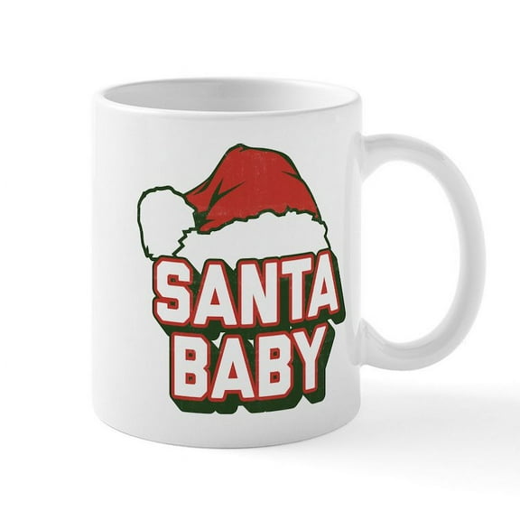 CafePress - Santa Baby - 11 oz Ceramic Mug - Novelty Coffee Tea Cup