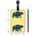 thumbnail image 2 of Bear Colorful Silhouette - Luggage ID Tags / Suitcase Identification Cards - Set of 2, 2 of 5