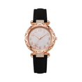 thumbnail image 2 of Resicozy Watch for Women Round Dial Dress Watches Elegant Comfortable Casual Wristwatch with Leather Strap Black, 2 of 4