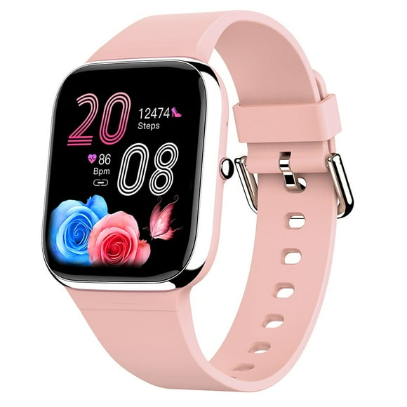 Yhmxh Smart Watch Gifts for Women Men Electronics Accessories Watch Band Smart Watch 1.85Inch TFT Screen Smart Watches For Android IOS Phones Smart Fitness Watch For Women Man Smartwatch Smart Watch