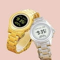 thumbnail image 2 of Azan Muslim Watch For Couple With Prayer Alarm And Automatic Qibla Direction Islamic Wrist Clock Lover Ramadan Gift 1 Piece, 2 of 5