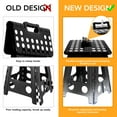 thumbnail image 2 of Taburete plegable Delxo de 16 pulgadas para adultos de hasta 180 kg, 2 of 9