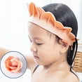 thumbnail image 4 of Baby Shower Cap Toddler Bath Hat Adjustable Shampoo Cap Waterproof Bath Cap with Ear Protection Safe Shower Visor Soft EVA Washing Hair Shield Hat for Infants Kids Children Boys Girls 6 Months-6 Years, 4 of 7