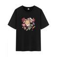 thumbnail image 1 of Qingyee Japanese Anime Yor and Anya Unisex Short Sleeve Crewneck T-Shirt,Spy X Family Graphic Cotton Shirt, 1 of 4