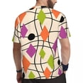 thumbnail image 4 of Colorful Mid Century T-Shirt Geometric Abstract Hip Hop Running T Shirts Short-Sleeve Fast, 4 of 5