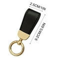 thumbnail image 3 of TERGAYEE Key Chains,Luxury Leather Keychains KeyChain with Metal Ring For Women Men For Wallet Car Keys Backpacks Cute Lanyard, 3 of 4