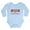 Sky Blue, variant on CafePress - DANGER Is My Middle Name Body Suit - Long Sleeve Cotton Baby Bodysuit