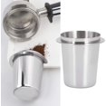 thumbnail image 5 of Taza dosificadora de café de 51 mm, taza dosificadora de acero inoxidable, taza dosificadora con mango para máquina de café, herramientas para máquinas de café, se adapta a portafiltros de 51 mm, 5 of 5