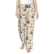 thumbnail image 1 of Balery Chicken With Floral Pantalones de pijama para mujer, pijamas ultraligeros, pantalones de estar por casa-Large, 1 of 6