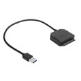 thumbnail image 1 of Hard Disk Adapter Cable,SATA USB 3.0 Adapter SATAUS Adapter Computer Accessories Reliable and Durable, 1 of 9