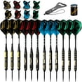 thumbnail image 1 of Ignat Games Darts Metal Tip Set 12 Professional Darts with Stylish Case, 1 of 6