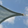 thumbnail image 3 of ShadeLogic Sun Shade Sail Heavy Weight 16 Foot Triangle - Sea Blue, 3 of 5