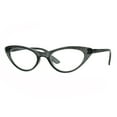 thumbnail image 1 of Womens Cat Eye Plastic Glitter Frame Reading Glasses 3.0 Black, 1 of 4